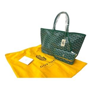 GOYARD Saint Louis tote bag coated canvas green